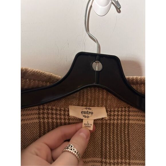 Entro heavy flannel shirt size large C26-36 - Picture 3 of 3